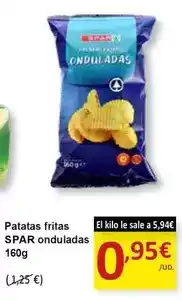 SPAR Spar - patatas fritas onduladas oferta