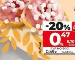 Dia El molino de dia - rosquilla nube oferta