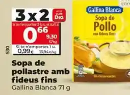 Dia Gallina blanca - sopa de pollo con fideos finos oferta