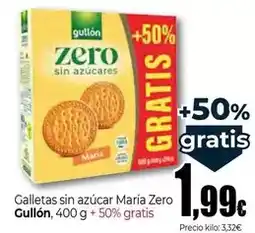 Unide Market Gullón - galletas sin azucar maria zero oferta