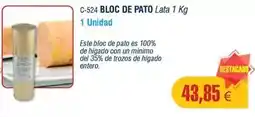 Abordo Pato - bloc de oferta