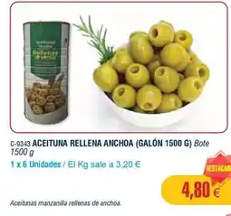 Abordo Aceituna rellena anchoa oferta