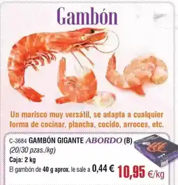 Abordo Abordo - gambón gigante abordo oferta