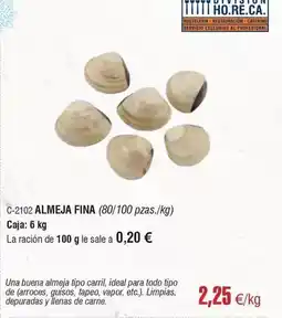 Abordo Ideal - almeja fina oferta