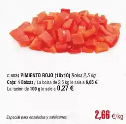 Abordo Pimiento rojo oferta