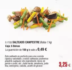 Abordo Perfecto - salteado campestre oferta