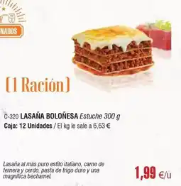 Abordo Puro - lasana bolonesa estuche oferta