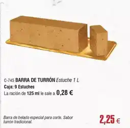 Abordo Barra de turrón oferta