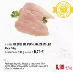 Abordo Ideal - filetes de pechuga de pollo oferta