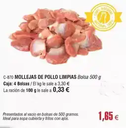 Abordo Ideal - mollejas de pollo limpias oferta