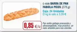 Abordo Gallego - barra de pan fabiola picos oferta