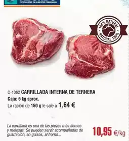 Abordo Carrillada interna de ternera oferta