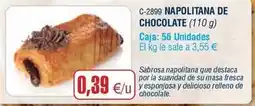 Abordo Napolitana de chocolate oferta