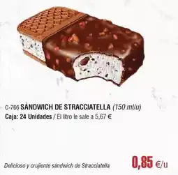 Abordo Sandwich de stracciatella oferta