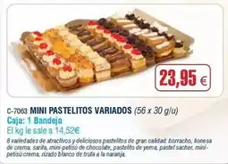 Abordo Blanco - mini pastelitos variados oferta