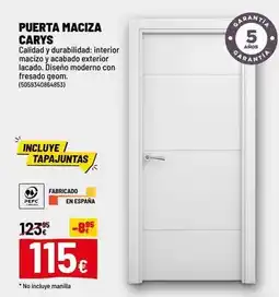 Brico Depôt Puerta maciza carys oferta
