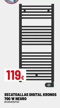 Brico Depôt Secatoallas digital kronos 700 w negro oferta