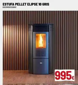Brico Depôt Elipse - estufa pellet 10 gris oferta