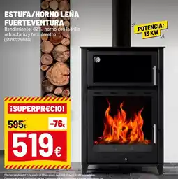 Brico Depôt Estufa/ horno leña fuerteventura oferta