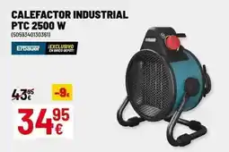 Brico Depôt Erbauer - calefactor industrial ptc 2500 w oferta