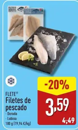 ALDI FLETE Filetes de pescado oferta
