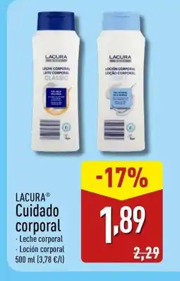 ALDI LACURA Cuidado corporal oferta