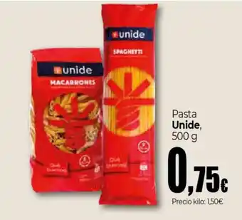 Unide Supermercados UNIDE Pasta oferta