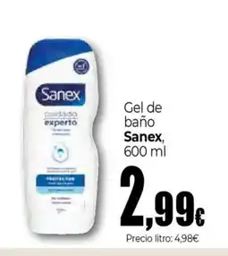 Unide Supermercados SANEX Gel de baño oferta