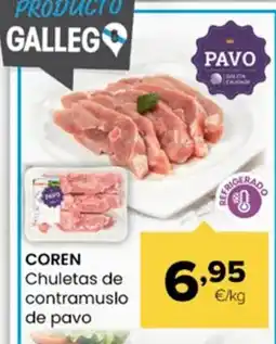 Autoservicios Familia COREN Chuletas de contramuslo de pavo oferta