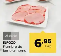 Autoservicios Familia ELPOZO Fiambre de lomo al horno oferta