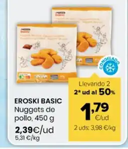 Autoservicios Familia EROSKI BASIC Nuggets de pollo oferta