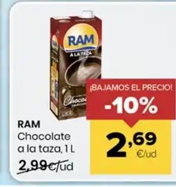 Autoservicios Familia RAM Chocolate a la taza oferta