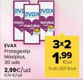 Autoservicios Familia EVAX Protegeslip Maxiplus oferta