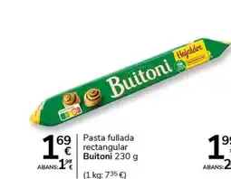 Supermercados Charter BUITONI Pasta fullada rectangula oferta