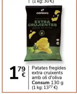 Supermercados Charter CONSUM Patates fregides oferta
