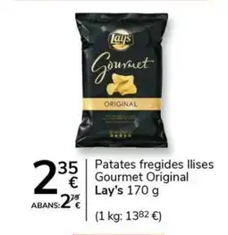 Supermercados Charter LAY'S Patates fregides llises Gourmet Original oferta