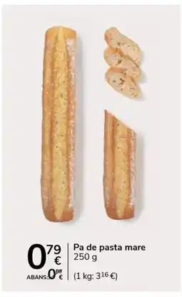 Supermercados Charter Pa de pasta mare oferta