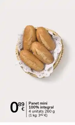 Supermercados Charter Panet mini 100% integral oferta