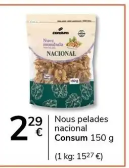 Supermercados Charter CONSUM Nous pelades nacional oferta