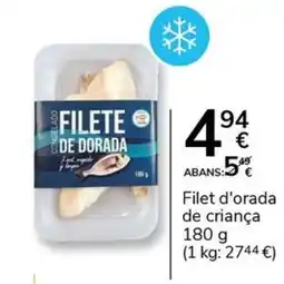 Supermercados Charter Filet d'orada de criança oferta
