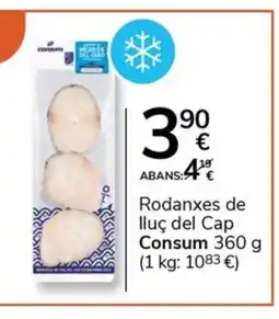Supermercados Charter CONSUM Rodanxes de lluç del Cap oferta