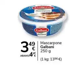Supermercados Charter GALBANI Mascarpone oferta