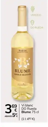 Supermercados Charter BLUME Vi blanc DO Rueda oferta