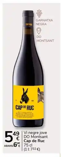 Supermercados Charter CAP DE RUC Vi negre jove DO Montsant oferta