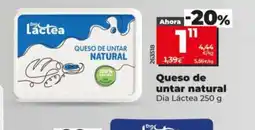 Dia DIA LÁCTEA Queso de untar natural oferta