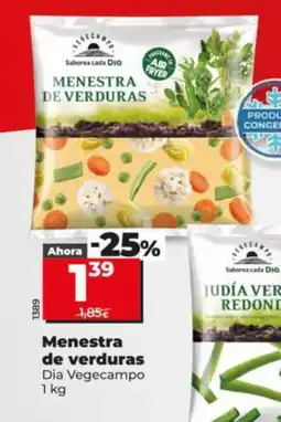 Dia DIA VEGECAMPO Menestra de verduras oferta
