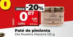Dia DIA NUESTRA ALACENA Paté de pimienta oferta