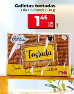 Dia DIA GALLETECA Galletas tostadas oferta