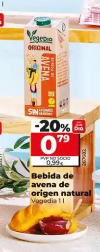 Dia VEGEDIA Bebida de almendras 0% azúcar oferta