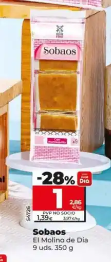 Dia EL MOLINO DE DIA Sobaos oferta